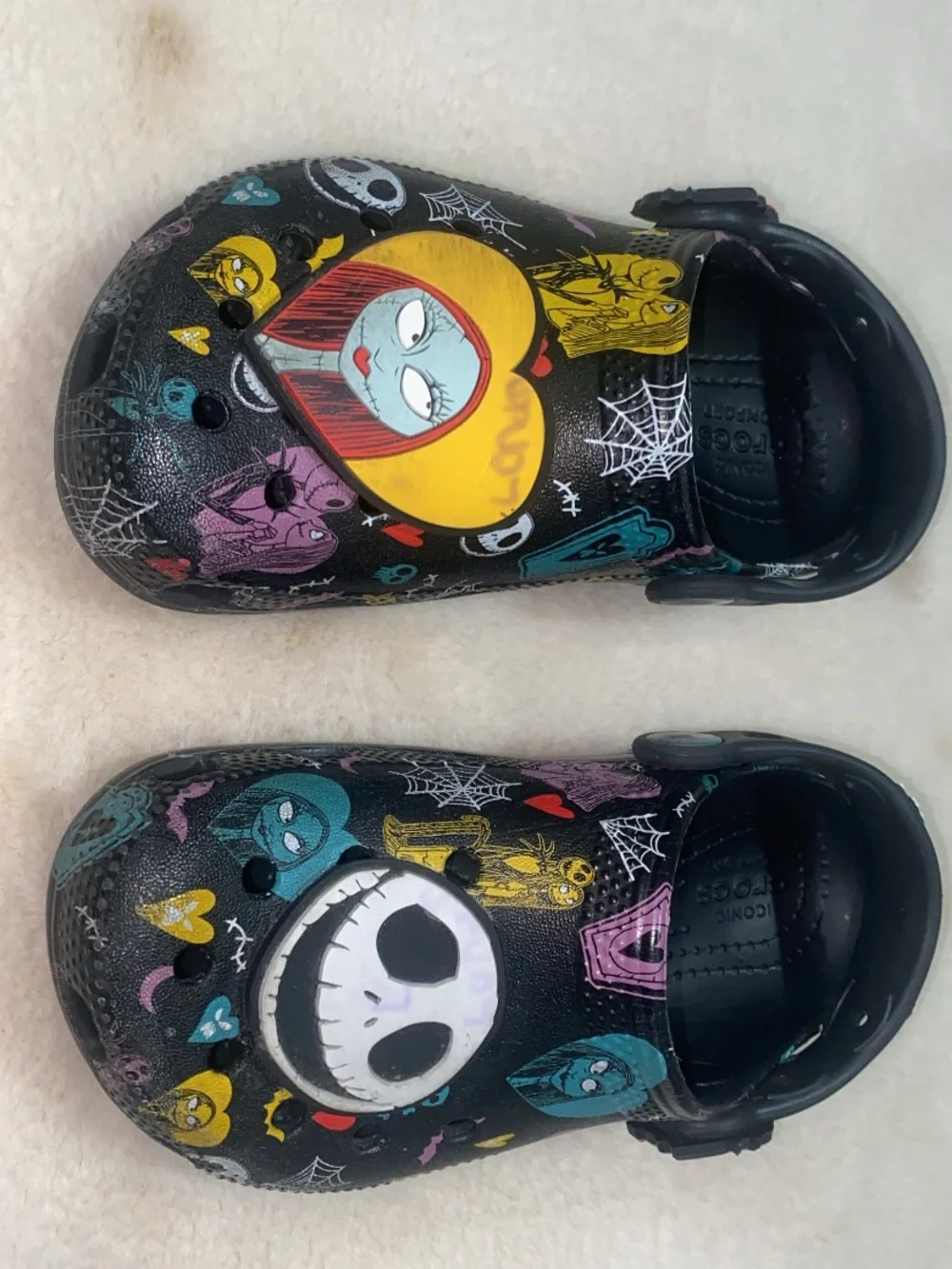 The Nightmare Before Christmas Kids Black Crocs for boy our girl